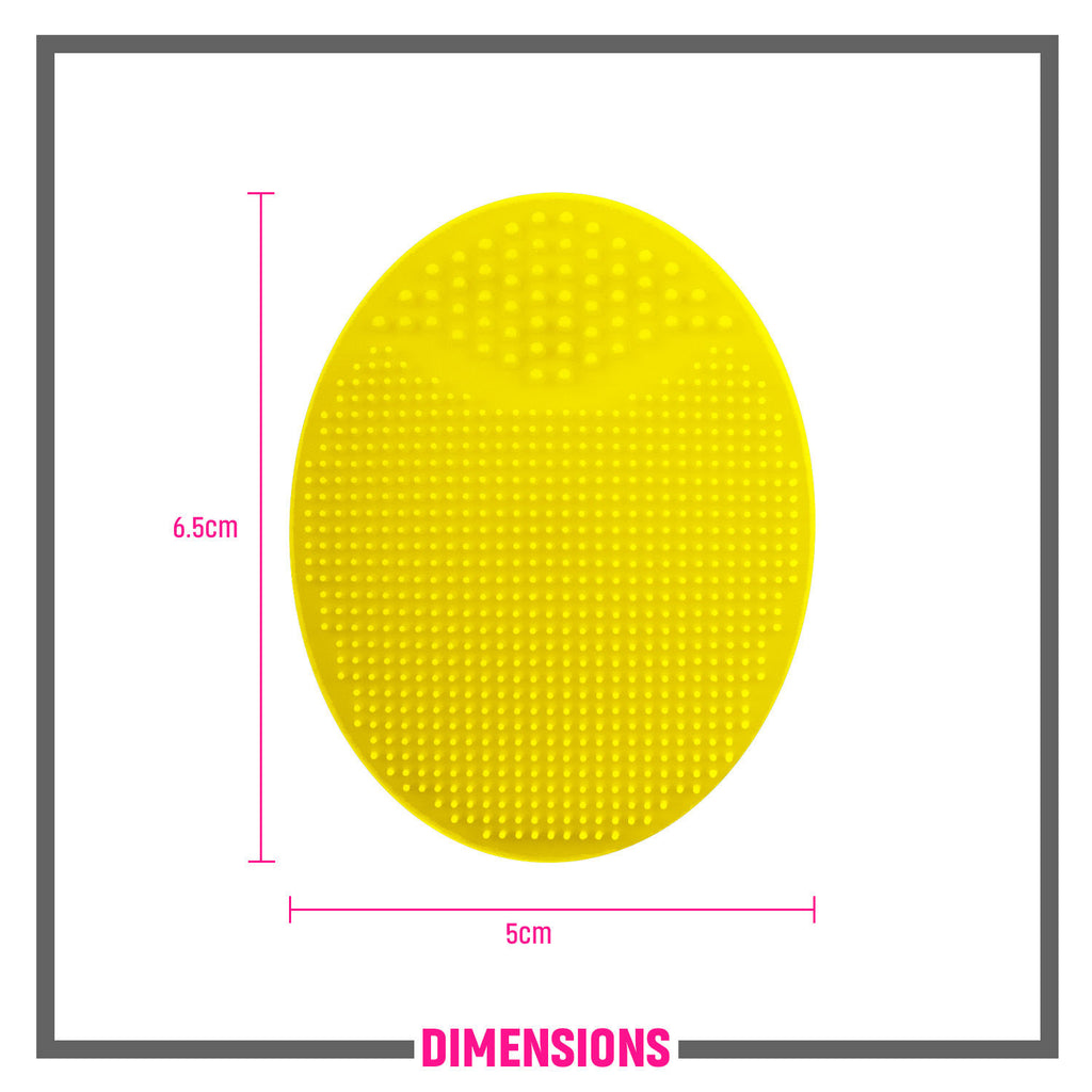LX042 Facial Scrubber Oval - Lemon