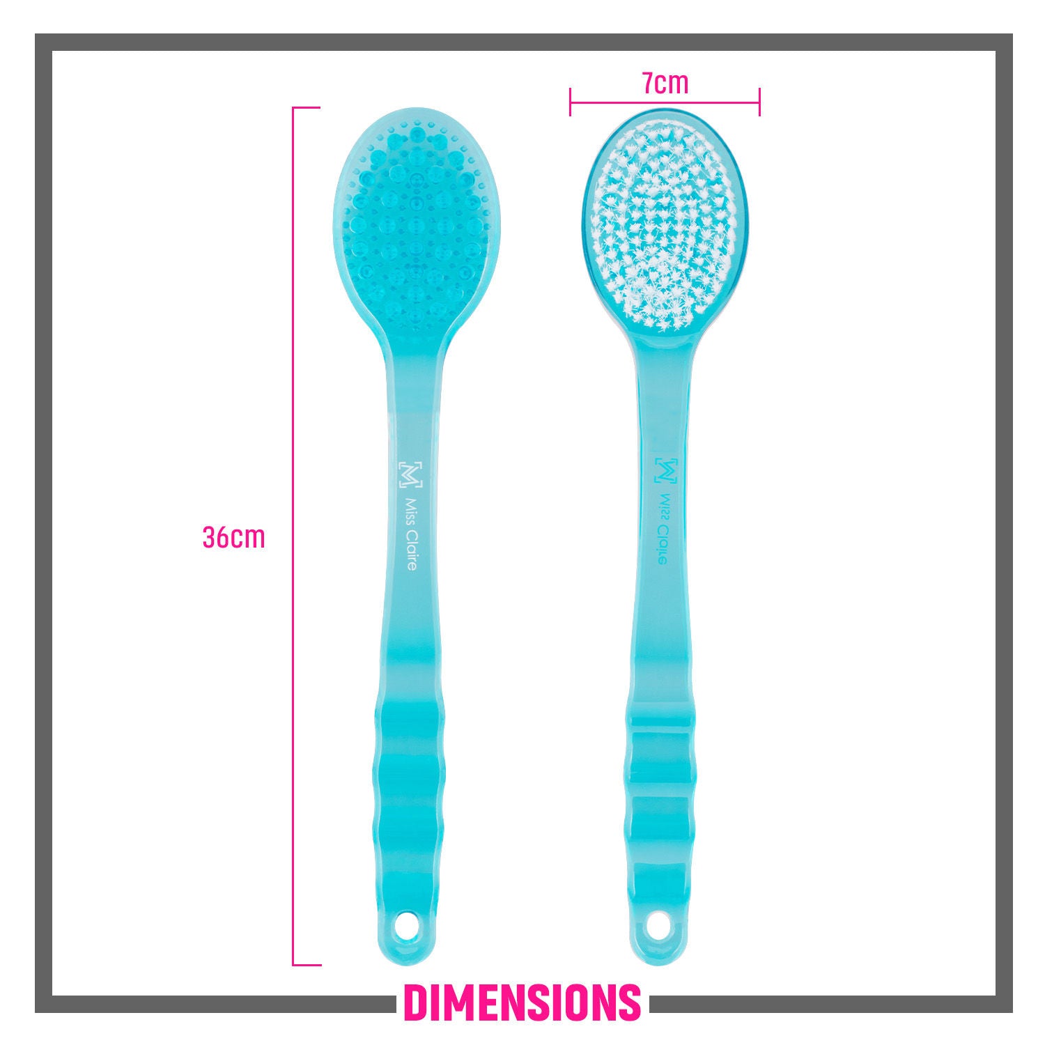 LX025 Bath Brush - Blue