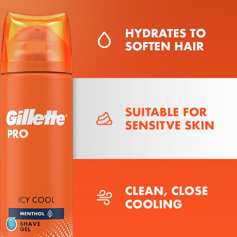 Pro Shaving Gel Icy Cool With Menthol