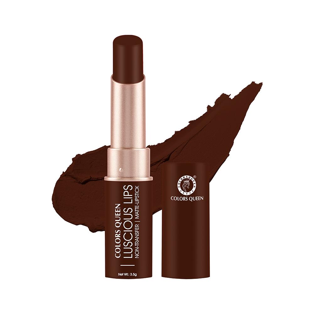 Luscious Lips Non Transfer Matte Lipstick - Espresso-25