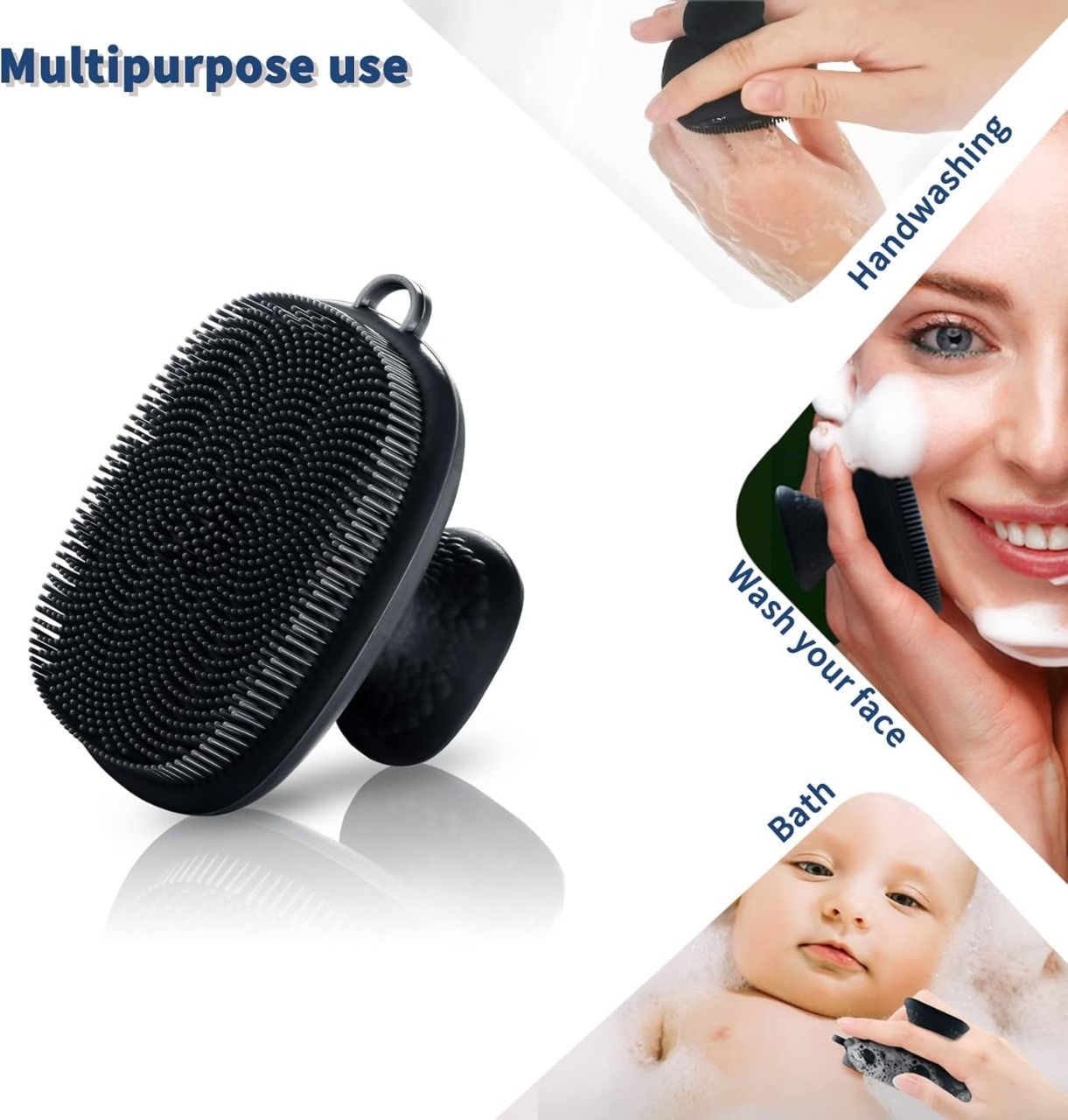 Silicone Face Scrubber For Soft Exfoliating Cleansing And Massaging Tool