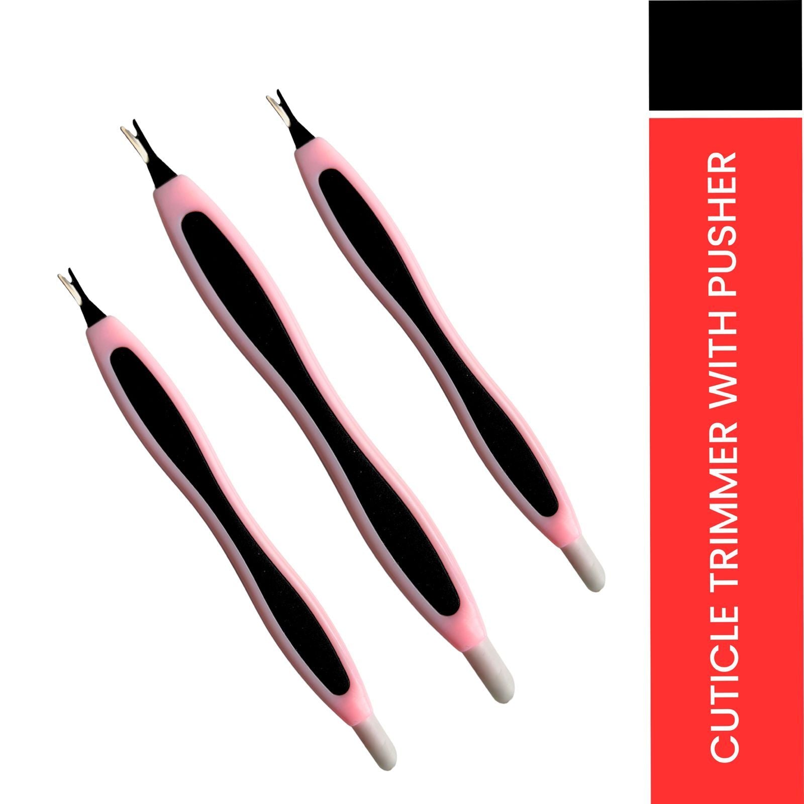 Cuticle Trimmer Pusher 3 Pcs Cuticle Remover, Cuticle Cutter(Color May Vary)