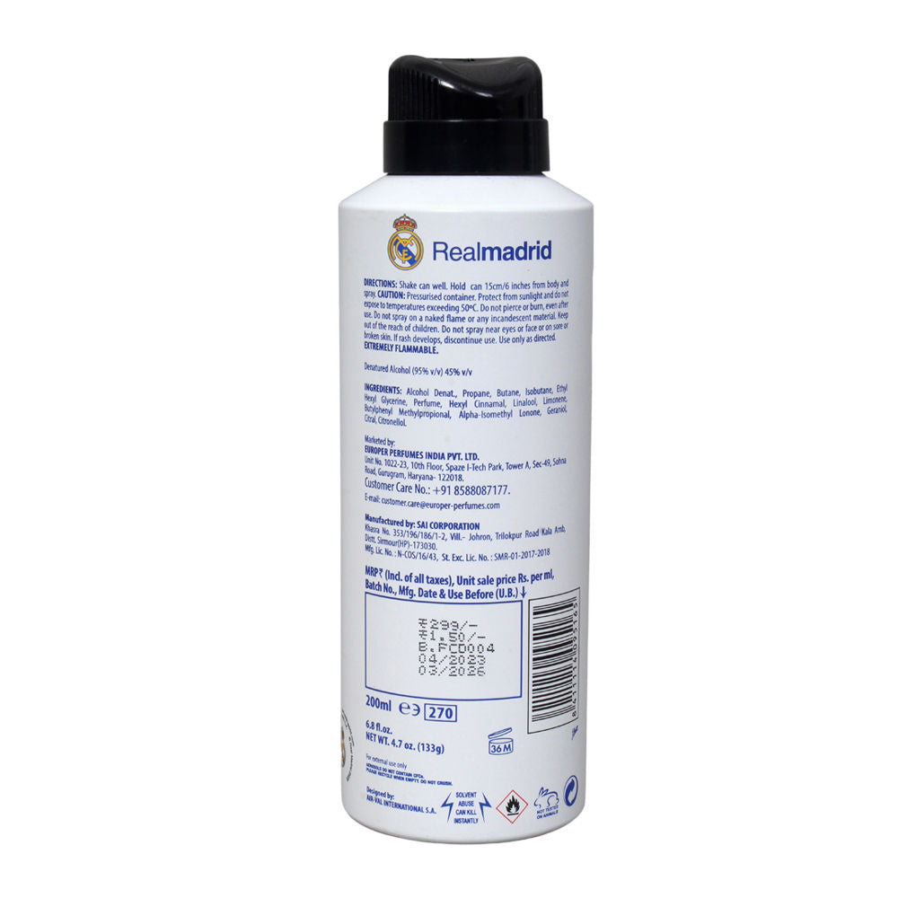 Body Spray - White