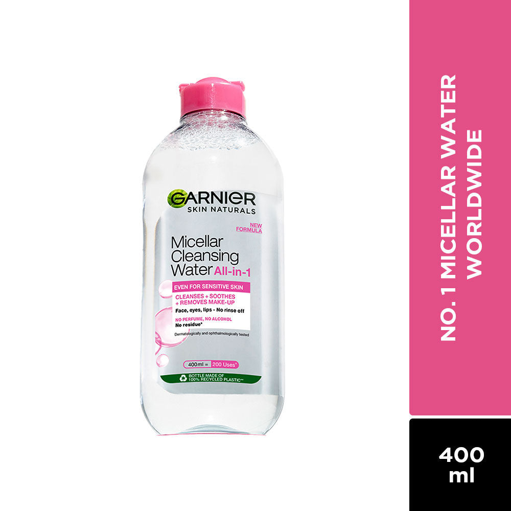 Skin Naturals Micellar Oil-Infused Cleansing Water For Cleansing & Make-Up Removal | 400ml