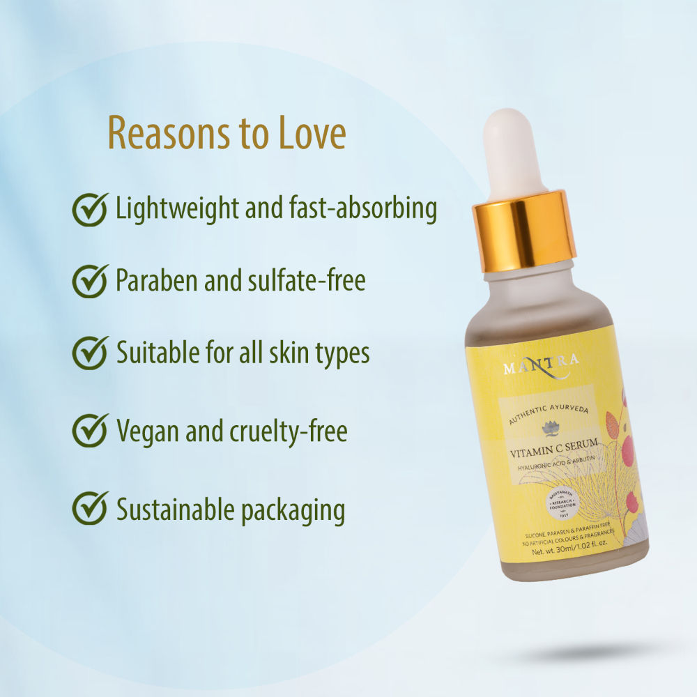 Vitamin C Serum With Hyaluronic Acid And Arbutin