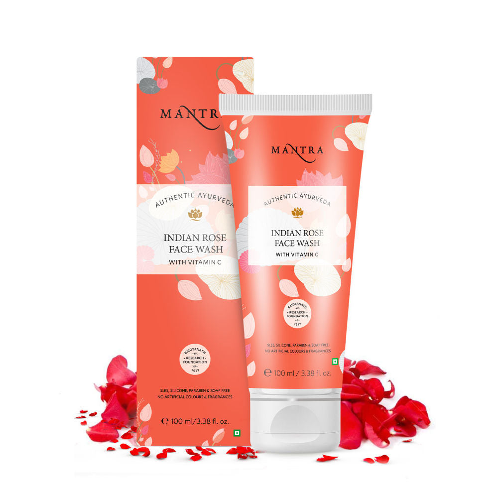 Indian Rose Face Wash with Vitamin C
