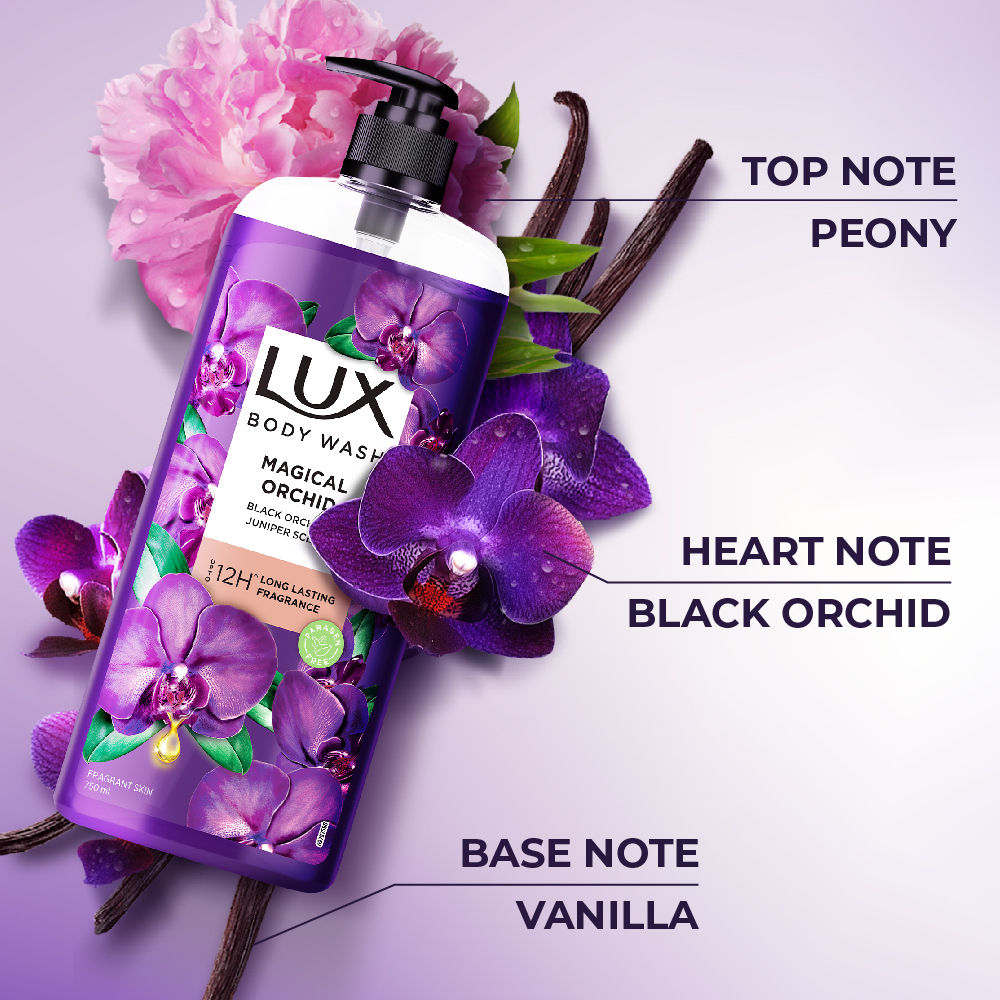 Black Orchid Fragrance & Juniper Oil Bodywash Shower Gel