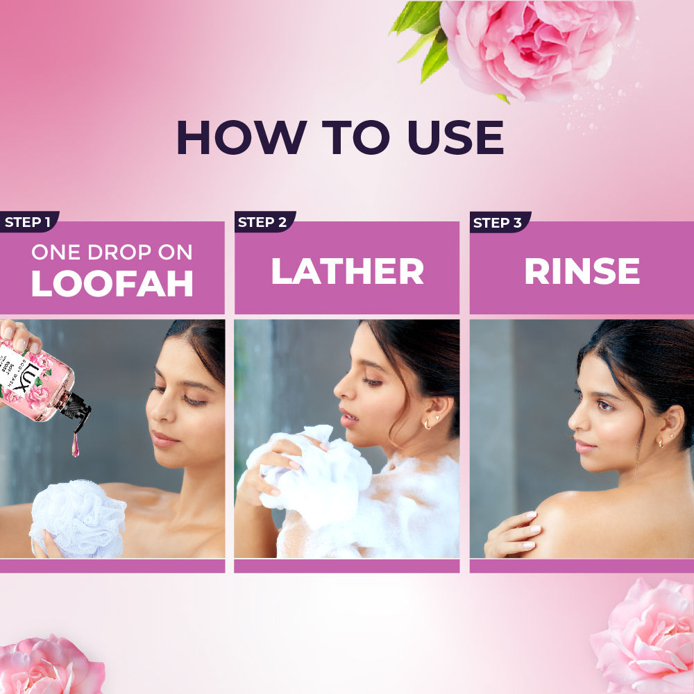 French Rose Fragrance & Almond Oil Bodywash Shower Gel