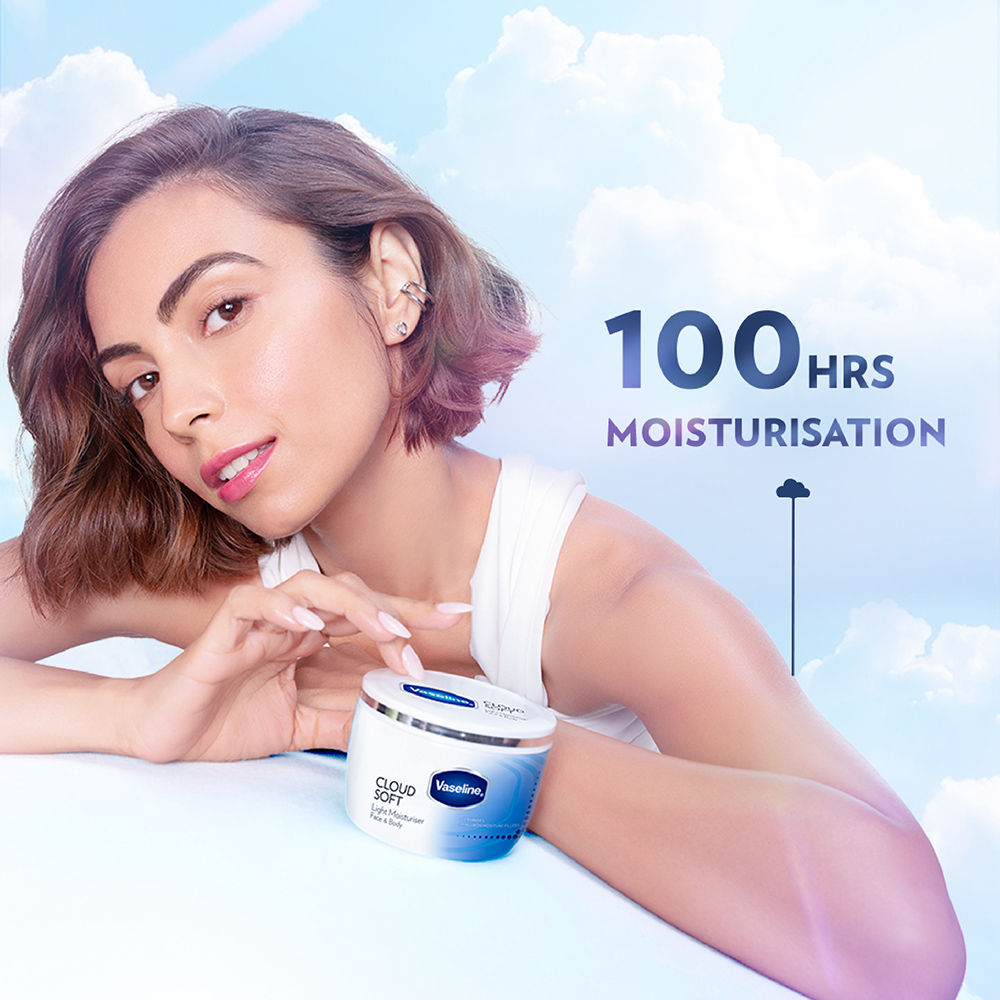 Cloud Soft Light Moisturiser,100 Hours Non-Sticky Hydration,Ceramides & Hyaluron