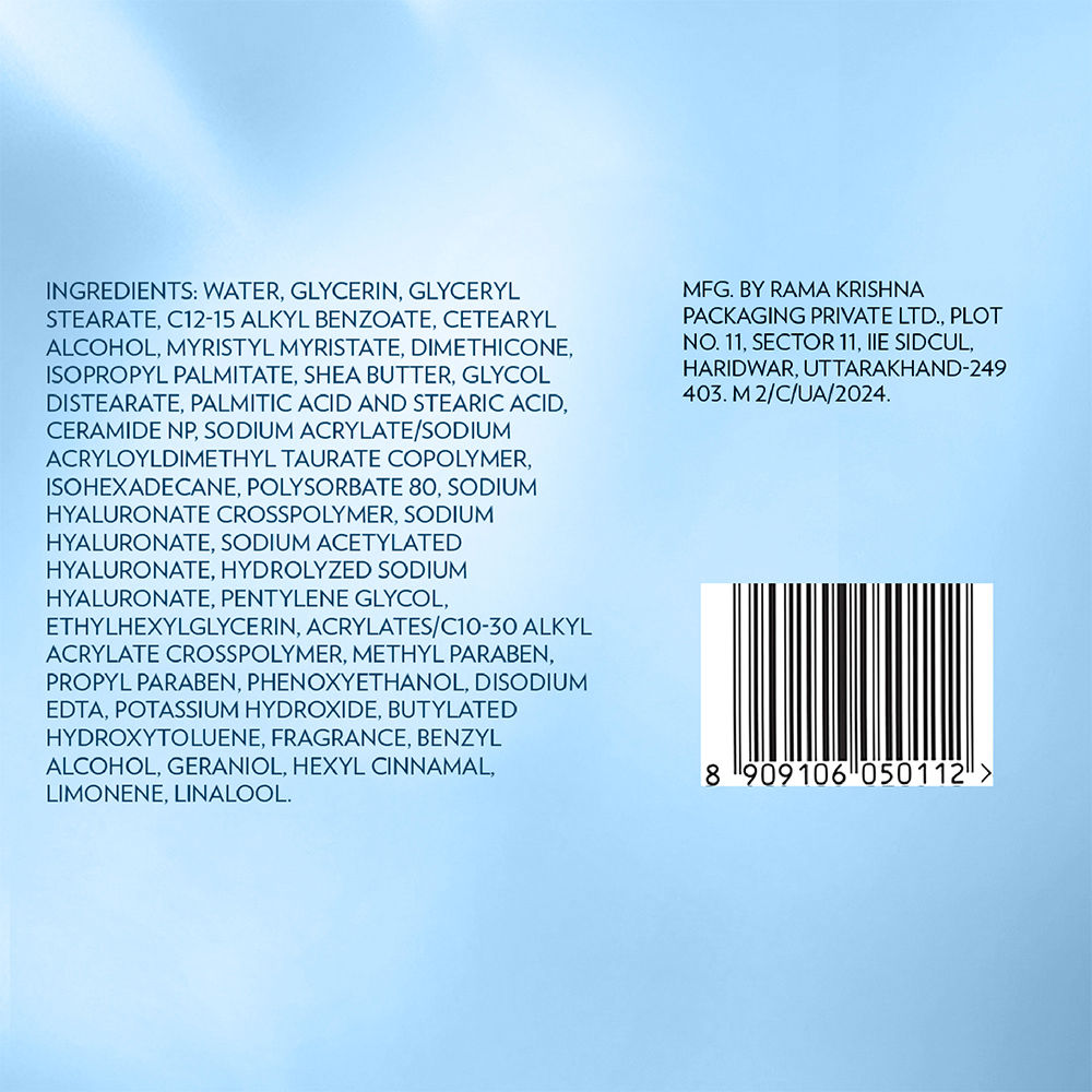 Cloud Soft Light Moisturiser,100 Hours Non-Sticky Hydration,Ceramides & Hyaluron
