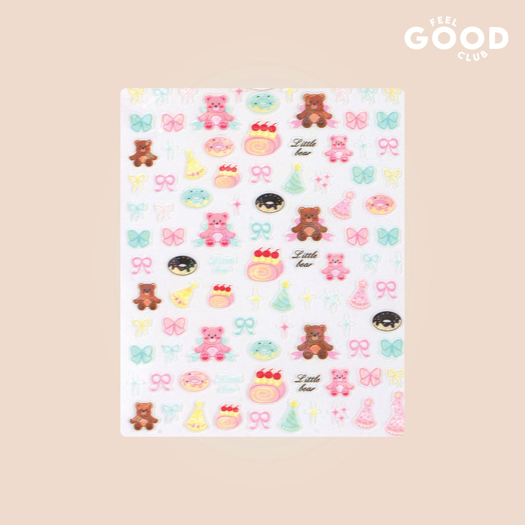 Cuddle Crew Nail Stickers For Quick Nail Art - Peel & Apply After Nail Polish Enamel