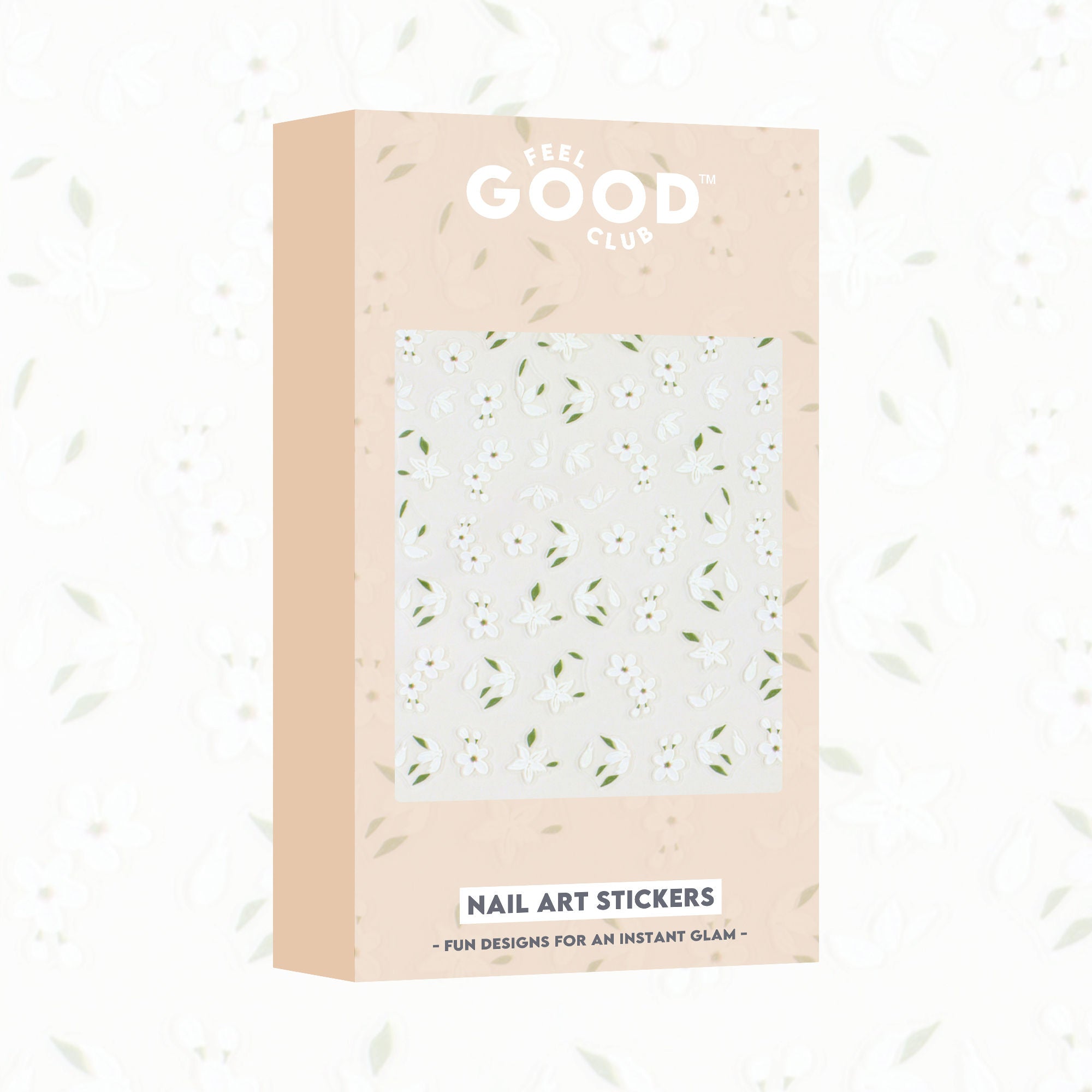 Pure Bloom Nail Stickers For Quick Nail Art - Peel & Apply After Nail Polish Enamel