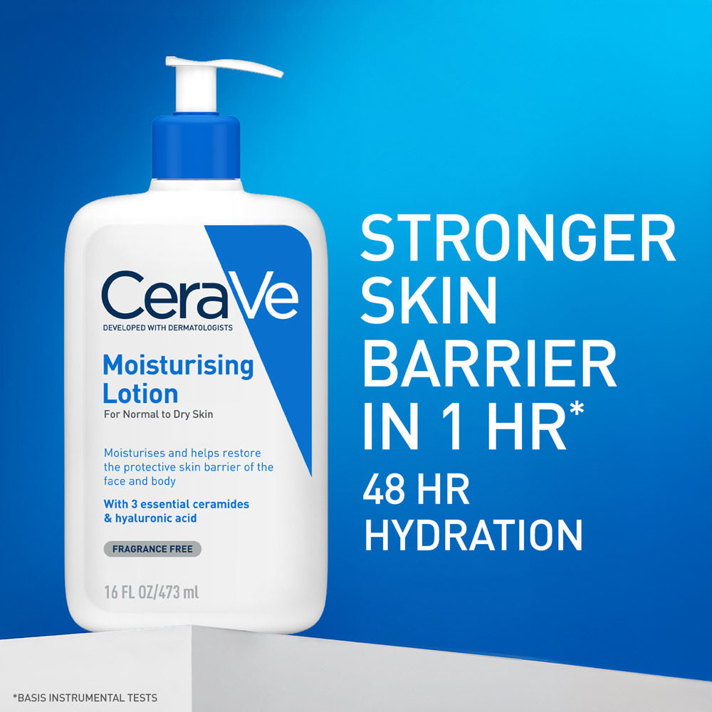 Moisturizing Body Lotion for Normal to Dry skin with Ceramides, Dermatologist recommended