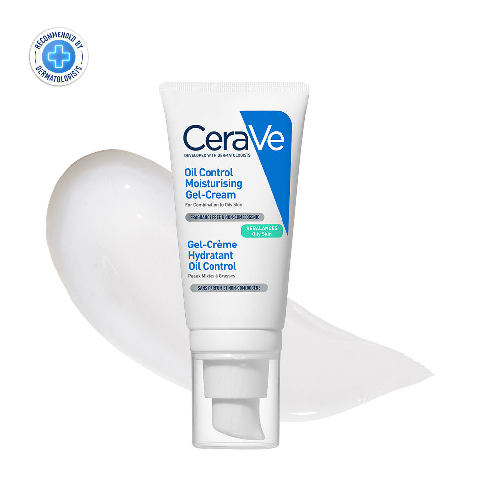 Oil Control Gel-Cream Lightweight Moisturizer For Oily & Combination Skin With Shine Control