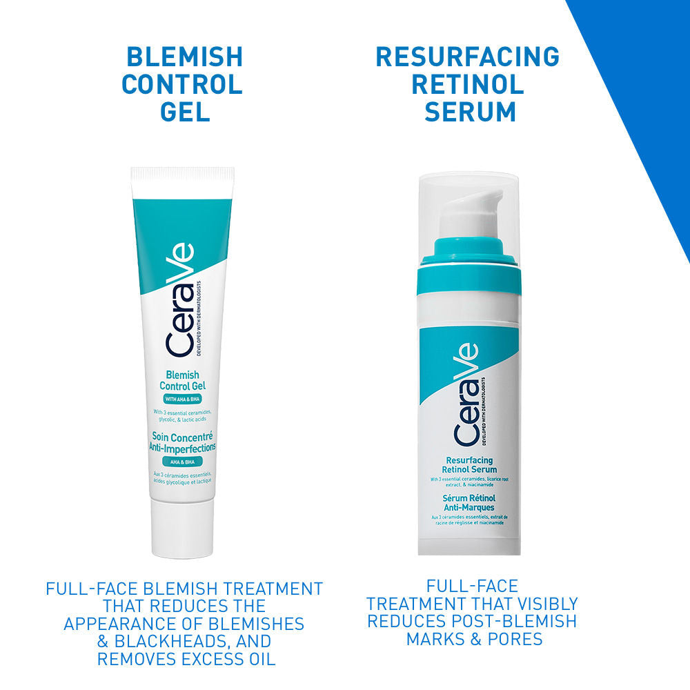 Resurfacing Retinol Serum, Reduces Acne Marks with Licorice Root Extract & Niacinamide