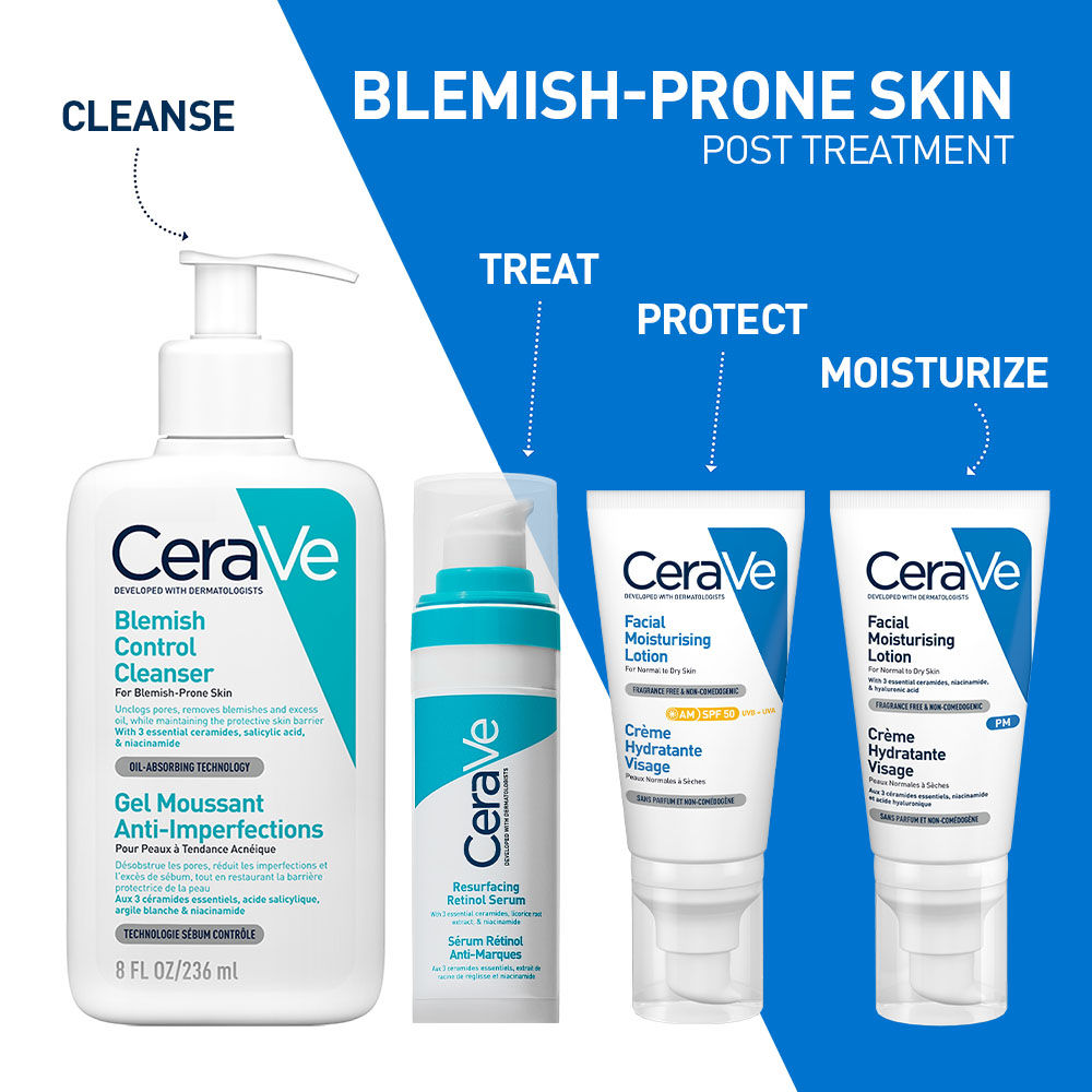 Resurfacing Retinol Serum, Reduces Acne Marks with Licorice Root Extract & Niacinamide