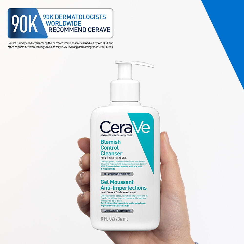 Blemish Control Cleanser With 2% Salicylic Acid & Niacinamide For Acne-Prone Skin