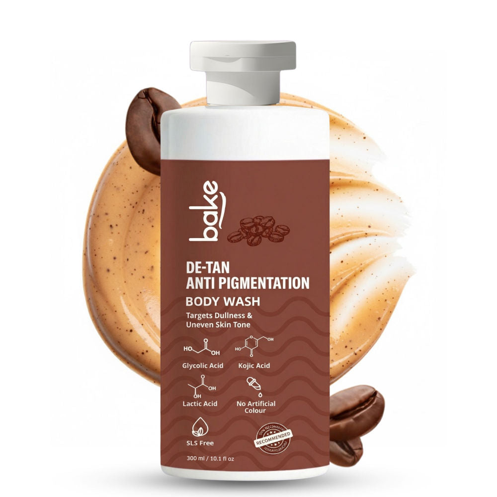 De-Tan Anti Pigmentation Coffee Body Wash for Dark Spots, Pigmentation, Tanning & Tan Removal