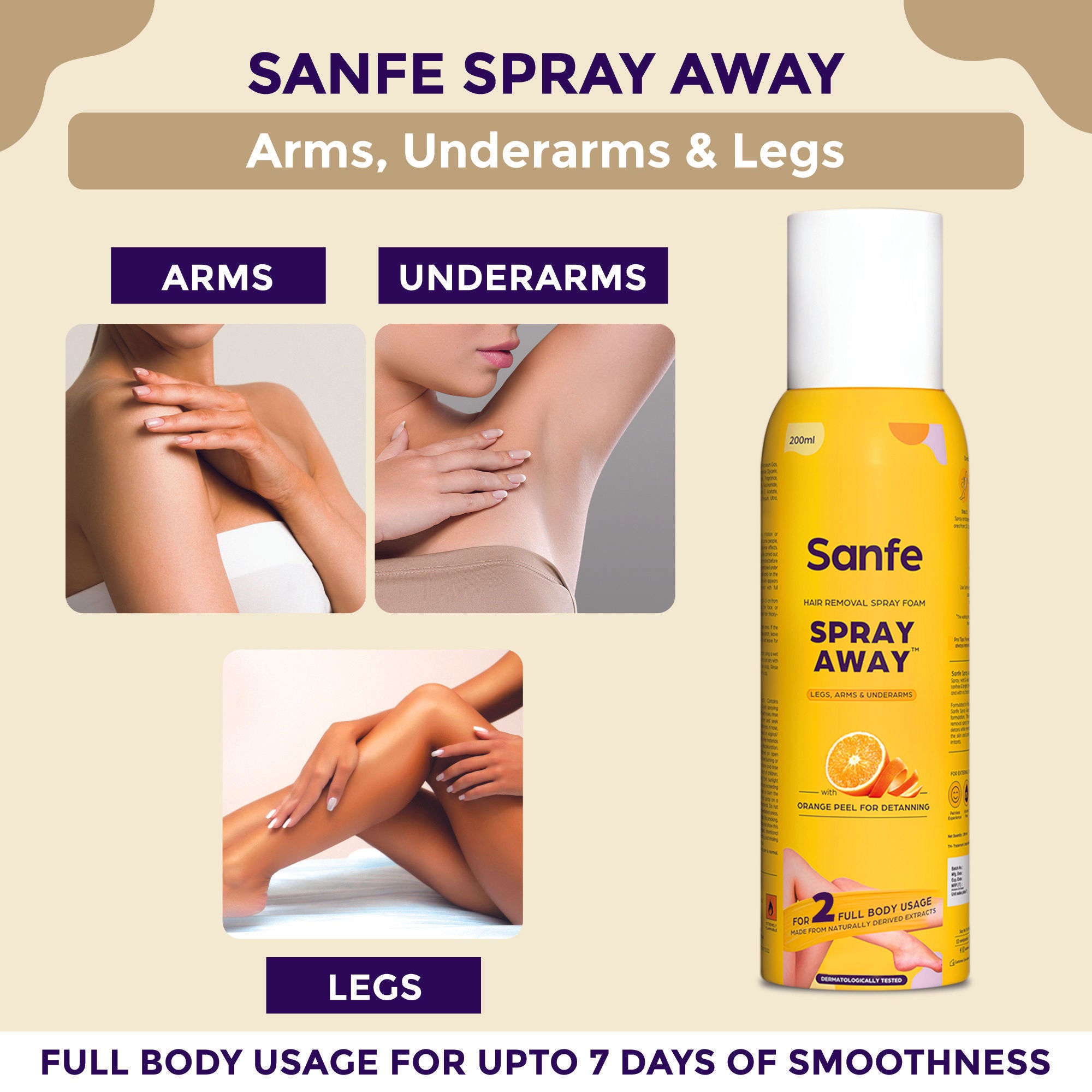 Spray Away Hair Removal Spray