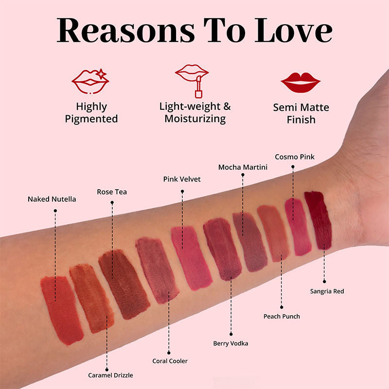 Transferproof Matte Liquid Lipstick