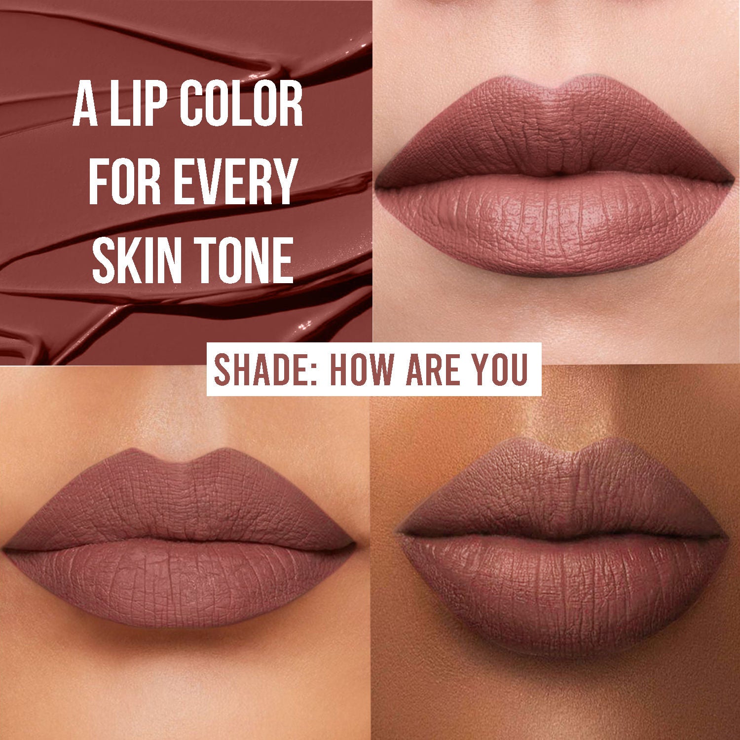 24 Hrs Non Transfer Matte Lipstick, Creamy Texture Matte Finish, Waterproof