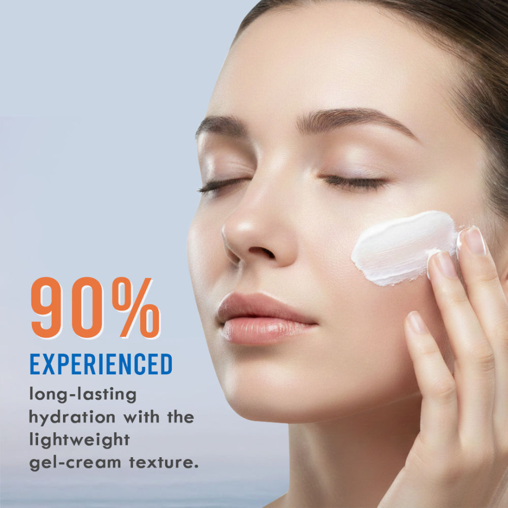 1% Hyaluronic Acid Sunscreen SPF 60 PA+++ No White Cast & Sweat Resistant, All Skin Type