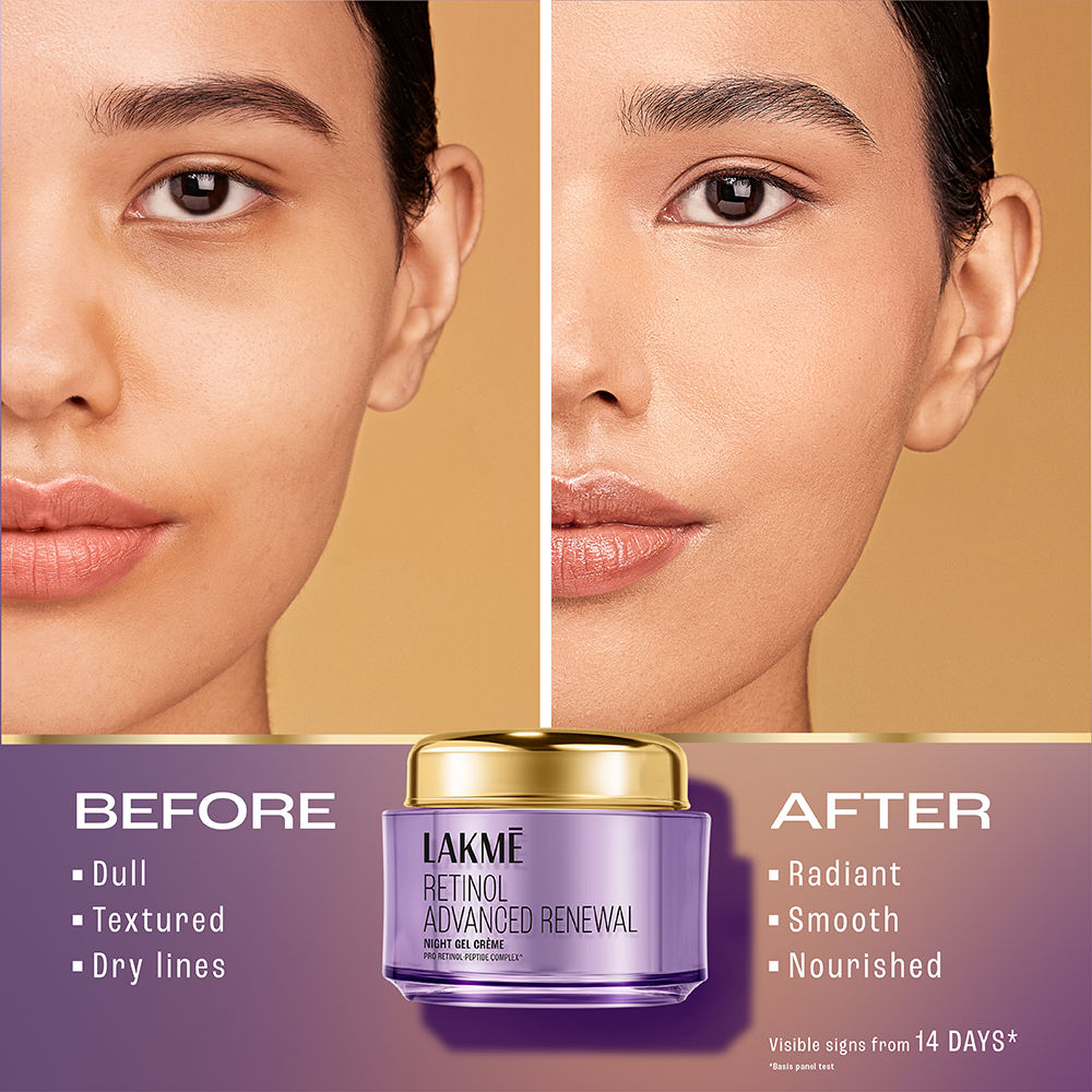 Retinol Advanced Renewal Night Gel Creme Pro-Retinol Peptide Complex