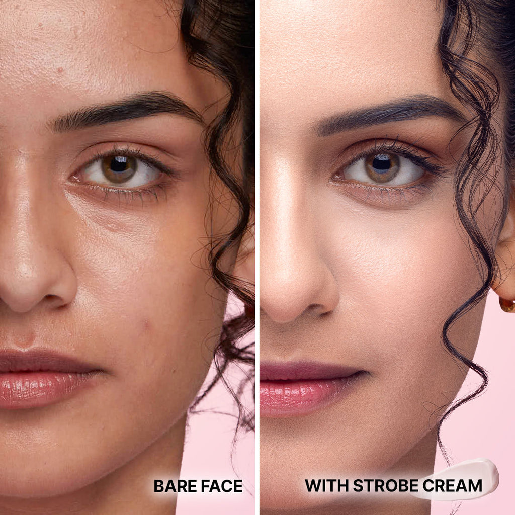 Strobe Illuminating Cream + Moisturizer With Hyaluronic Acid - Pink