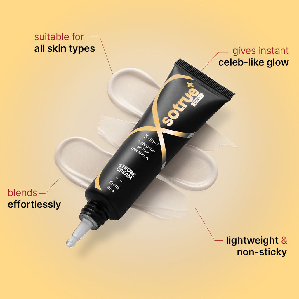 Strobe Illuminating Cream + Moisturizer With Hyaluronic Acid - Gold