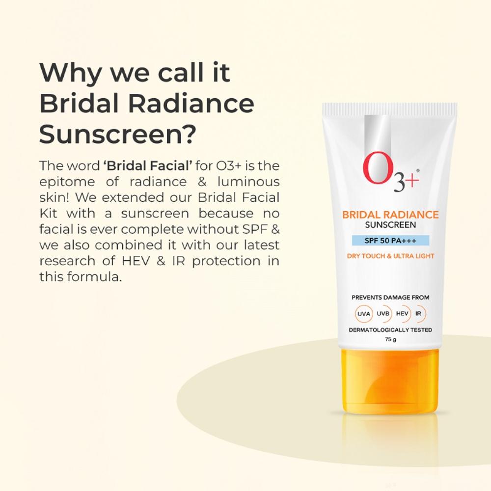 Professional Bridal Radiance Sunscreen SPF 50 PA +++