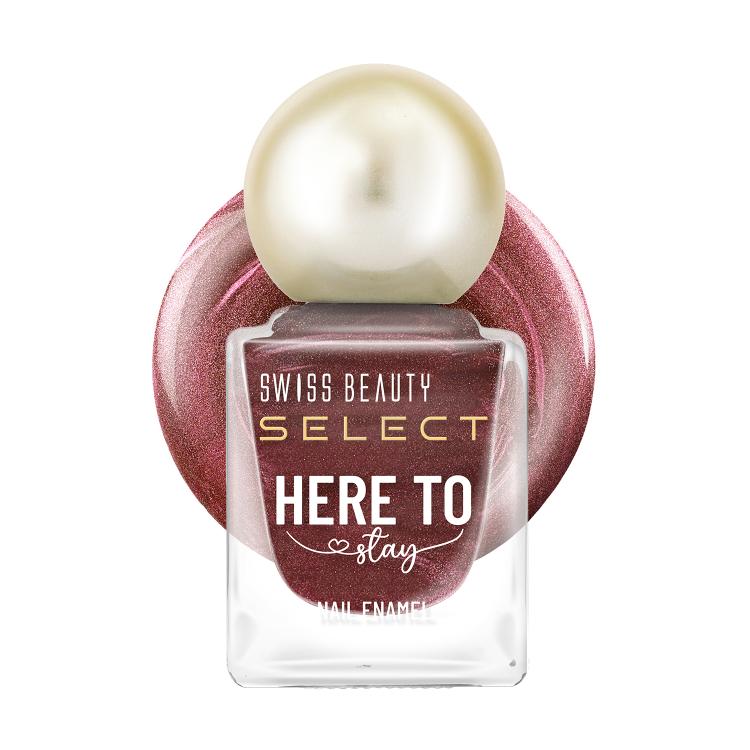 Select Here To Stay Nail Enamel - Shimmy Brown
