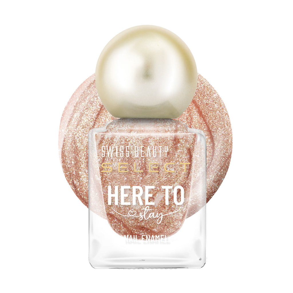 Select Here To Stay Nail Enamel - Chunky Gold