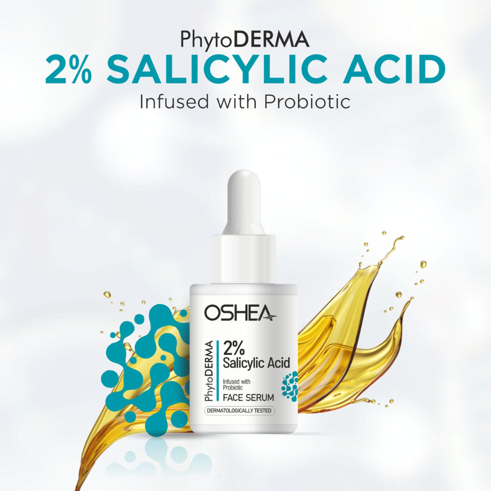 Phytoderma Face Serum With 2% Salicylic Acid & Probiotics Reduces Rough & Uneven Skin