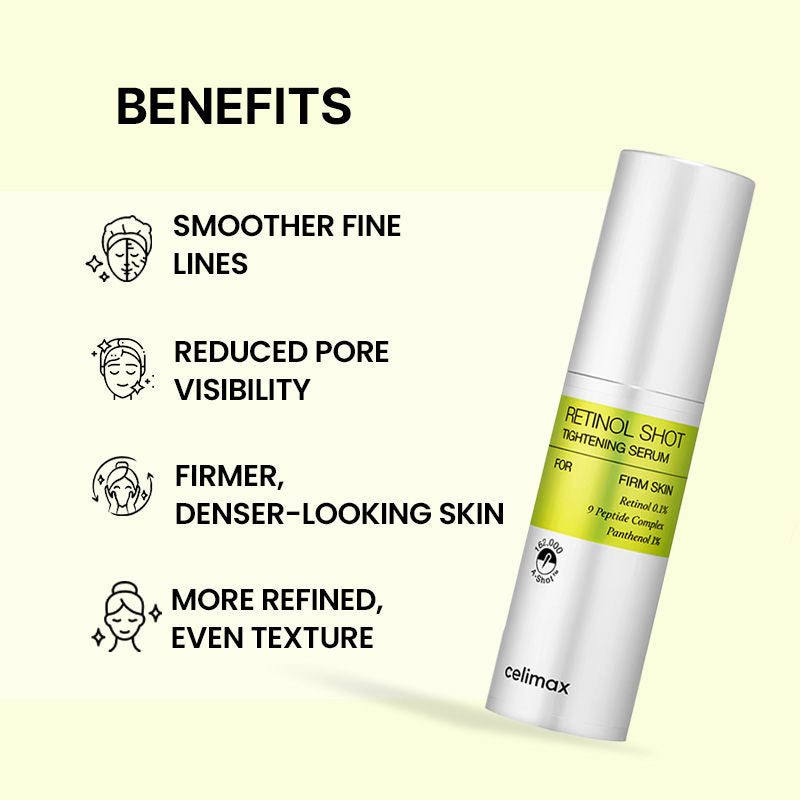 The Vita-A Retinol Shot Tightening Serum, For Anti-Aging, Dark Spots & Wrinkles