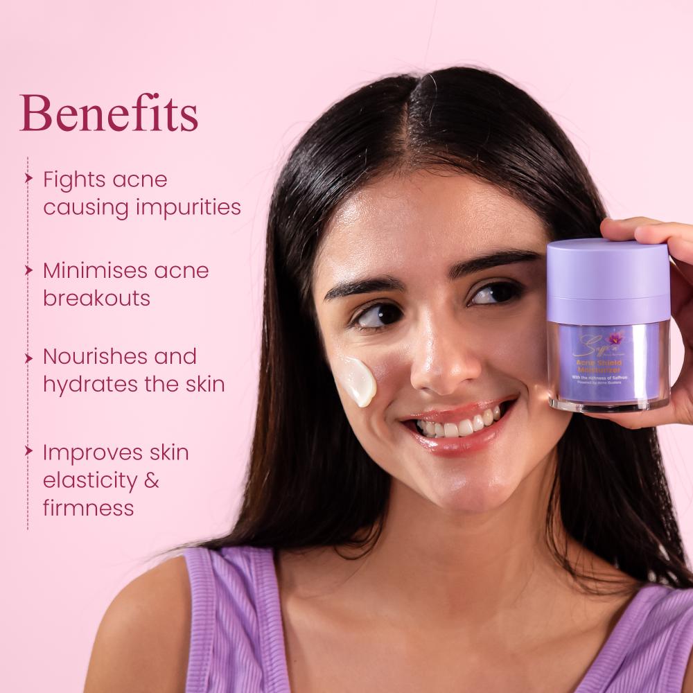 Acne Shield Moisturizer With Richness Of Saffron