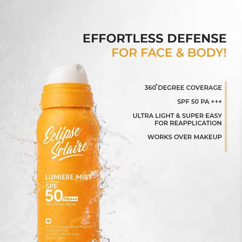 Lumiere Mist Sunscreen Spray SPF 50 PA+++
