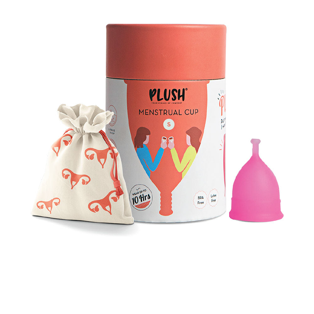 Reusable Menstrual Cup With Cotton Carry Pouch