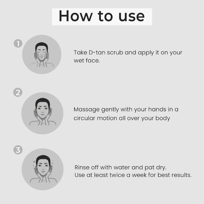 D-Tan Scrub For Brightening & Glow Boosting