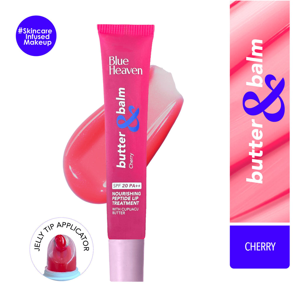 Butter & Balm Tinted Lip Balm with spf 20 PA++ Infused with Cupuacu Butter