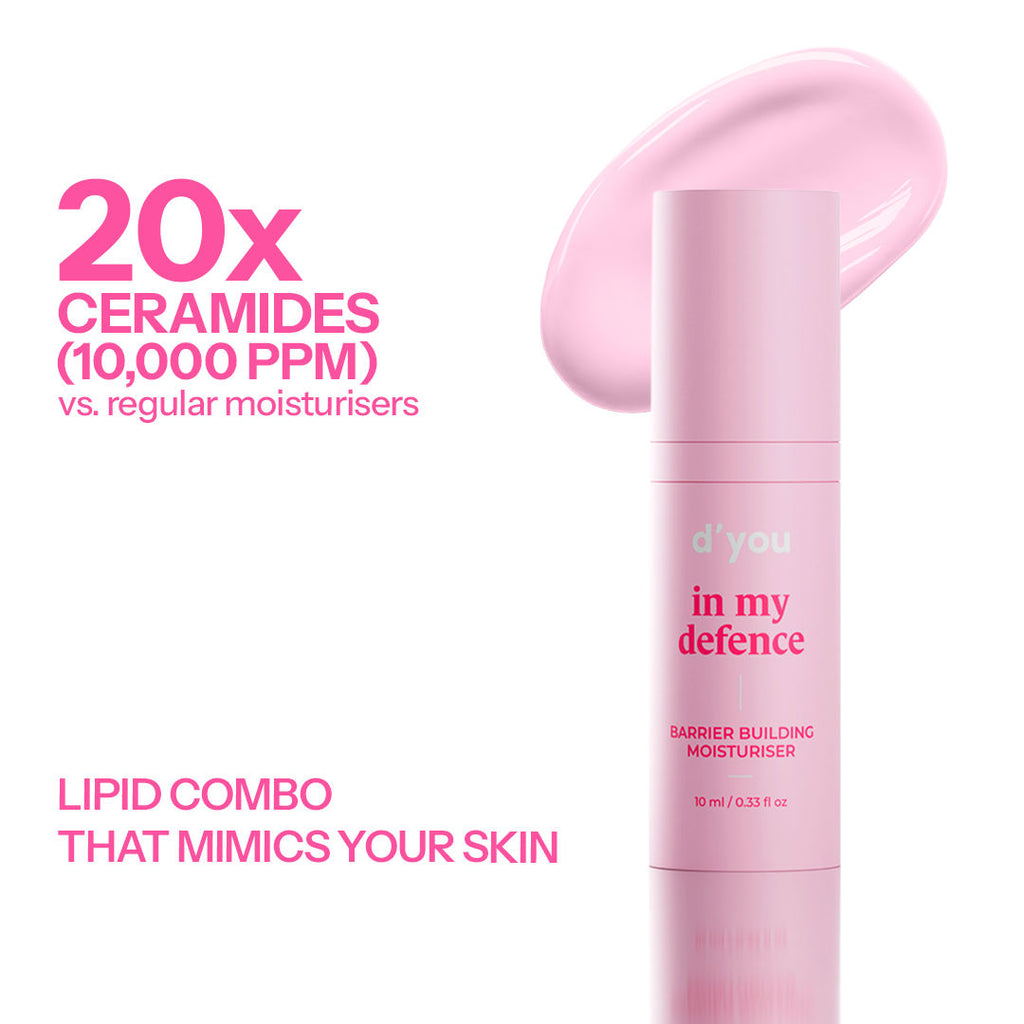 In My Defence Barrier-Building Moisturiser With 20x More Ceramides (Lightweight & Non-Greasy) - 10ml