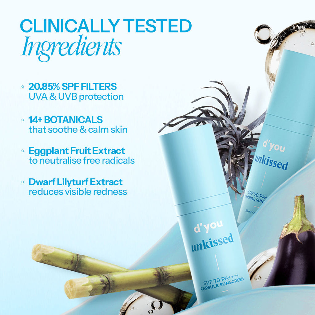 Unkissed Serum Sunscreen SPF 70+ & PA++++ Mini