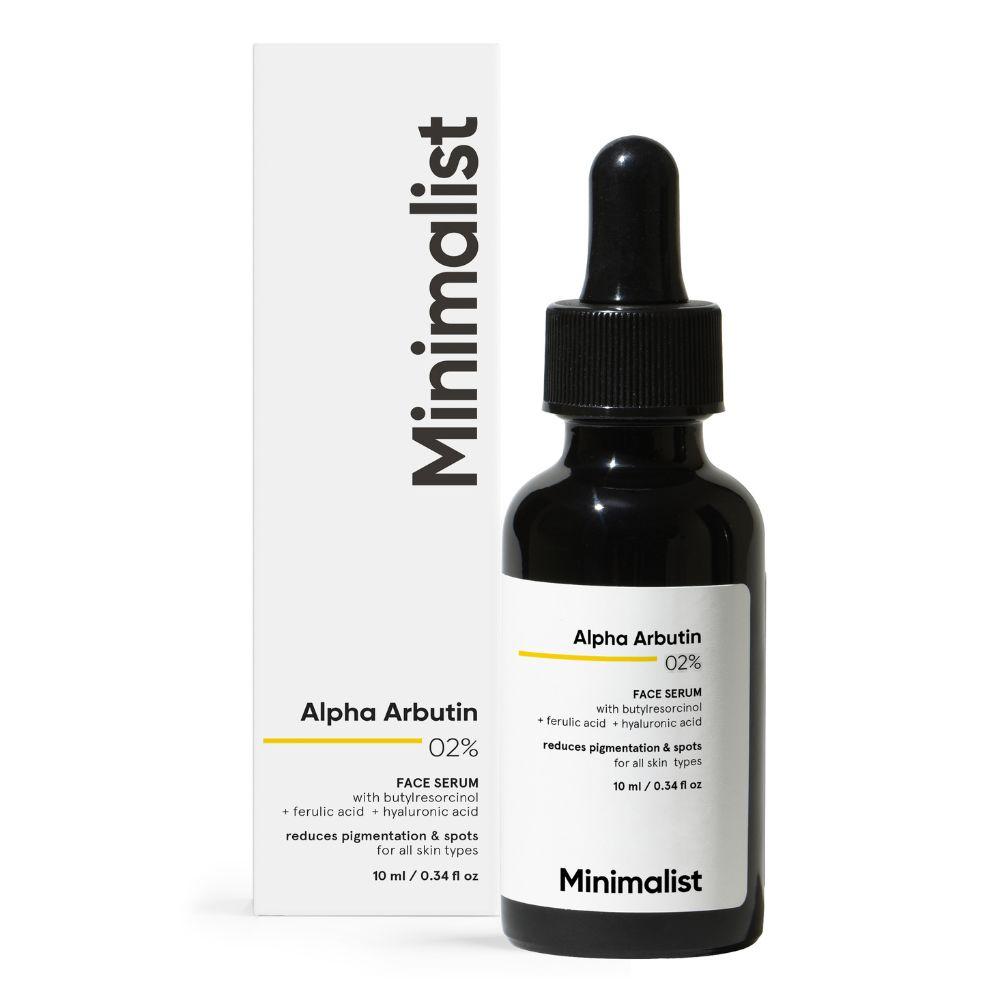 2% Alpha Arbutin Face Serum With Butylresorcinol & Ferulic Acid For Hyperpigmentation