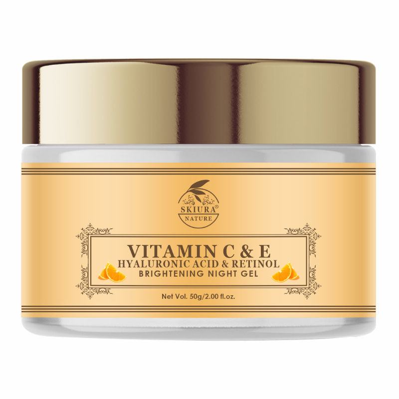Vitamin C With E Hyaluronic Acid & Retinol Brightening Night Gel