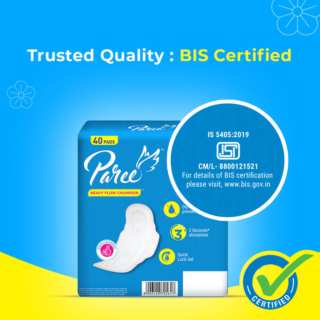 Dry Feel Sanitary Pads For Women With Leakage Protection And Quick Absorbption