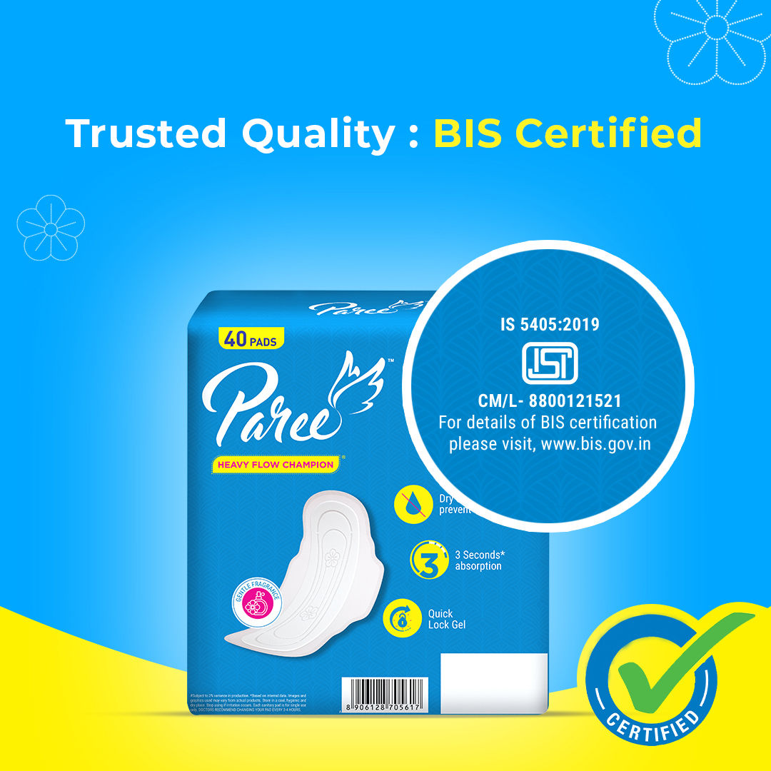 Dry Feel Sanitary Pads For Women With Leakage Protection And Quick Absorbption