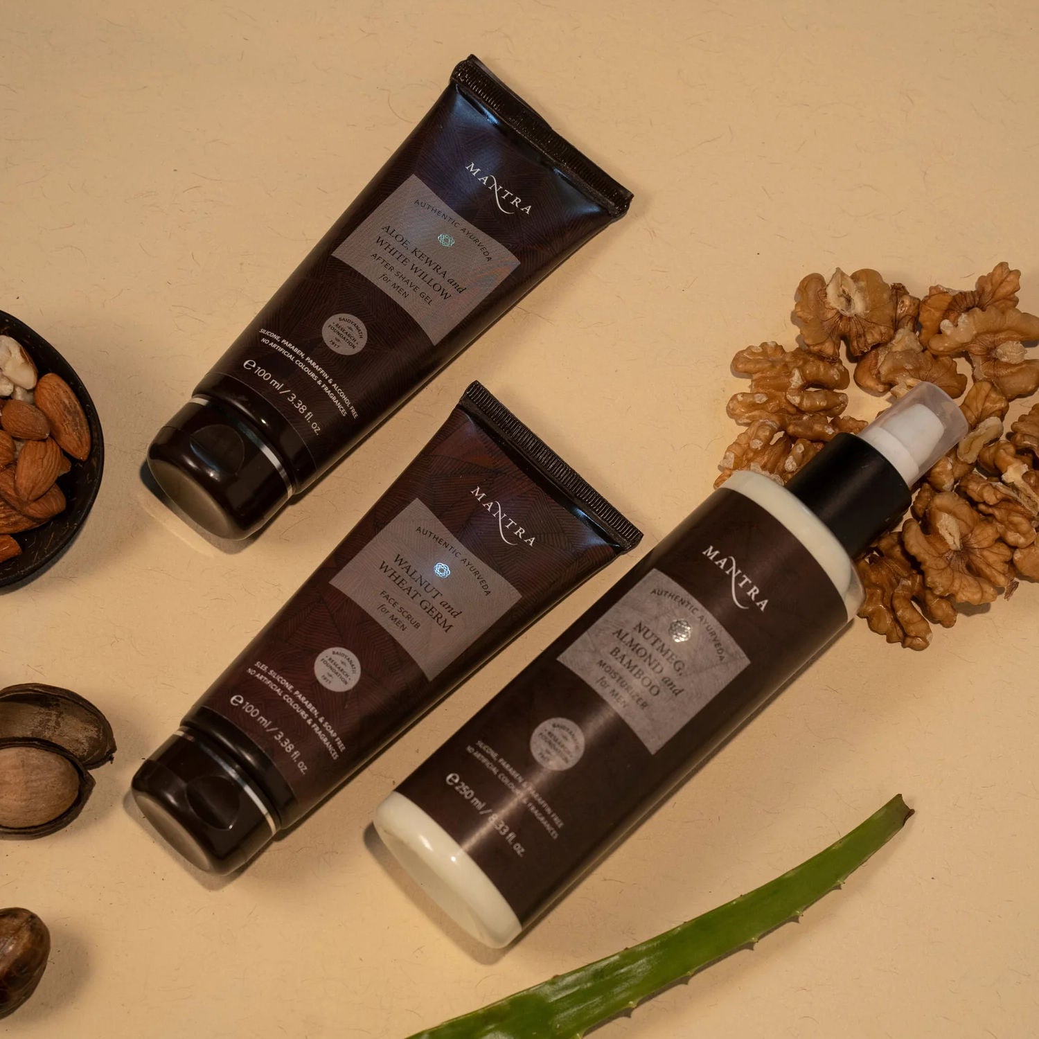 Aloe, Kewra & White Willow After Shave Gel For Men
