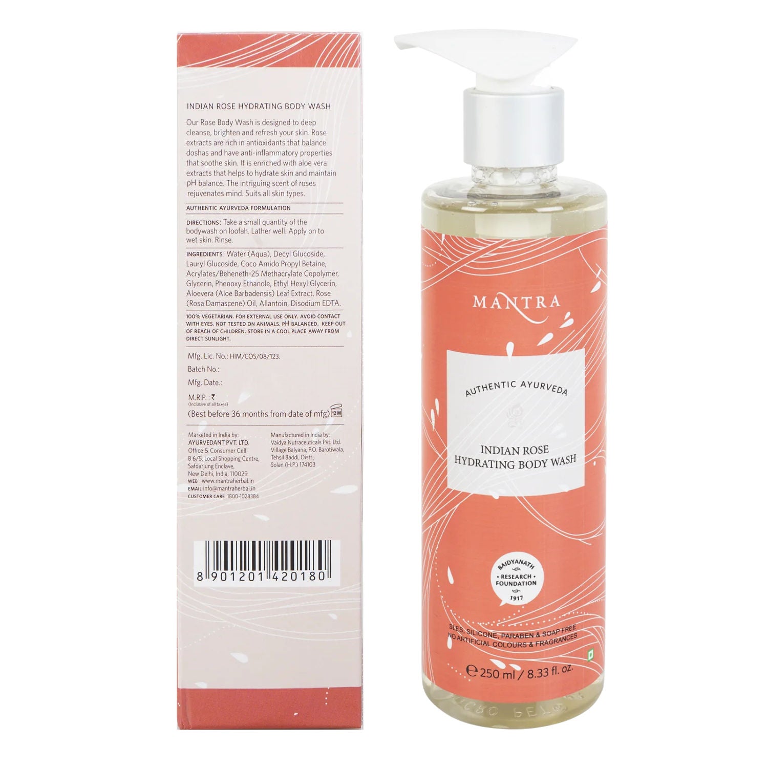 Indian Rose Hydrating Body Wash