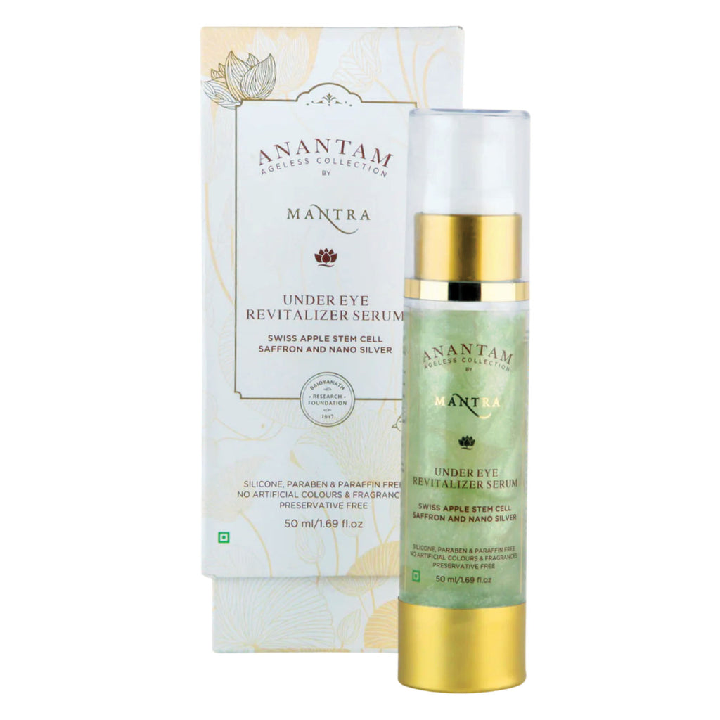 Anantam Under Eye Revitalizer Serum - Swiss Apple Stem Cell, Saffron And Nano Silver