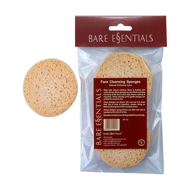 Face Cleansing Sponges (4 Pcs)