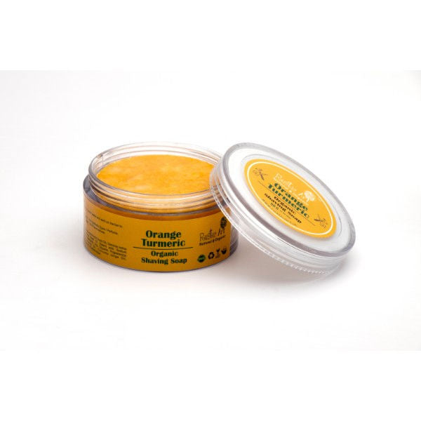 Natural & Organic Orange Turmeric Shaving Soap